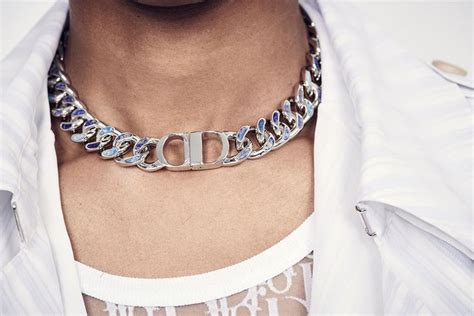 mens dior braclet|christian dior men's necklace.